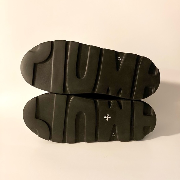 New Piumestudio Luna Black Nylon Pillow Puffy Slip On Booties Size EUR37, US 6.5 - Picture 14 of 15